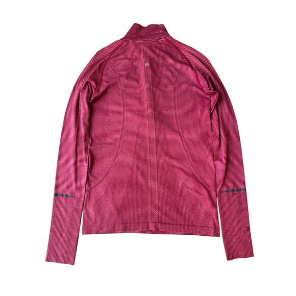 Lululemon Run Swiftly Tech 1/2 Zip Tonka Stripe Heathered Bumble Berry - Picture 8 of 13